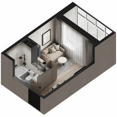 Квартира 18,8 м², студия - изображение 2