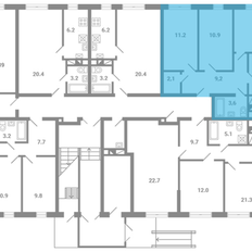 Квартира 72,6 м², 3-комнатная - изображение 2