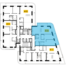Квартира 121,3 м², 3-комнатная - изображение 2