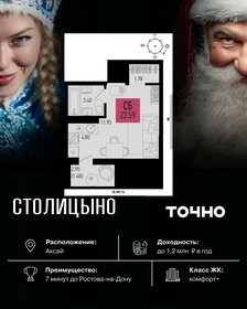 Квартира 22,6 м², студия - изображение 1