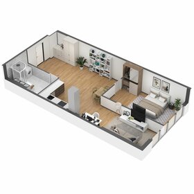 Квартира 100,7 м², 3-комнатные - изображение 1