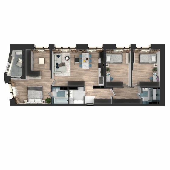82,5 м², 4-комнатная квартира 15 992 390 ₽ - изображение 34