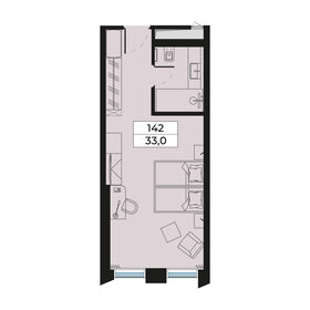 Квартира 33 м², студия - изображение 1
