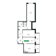 Квартира 71 м², 3-комнатная - изображение 2