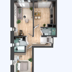 Квартира 66,9 м², 2-комнатная - изображение 4