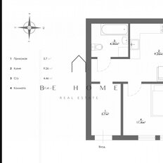 Квартира 30,8 м², 1-комнатные - изображение 3