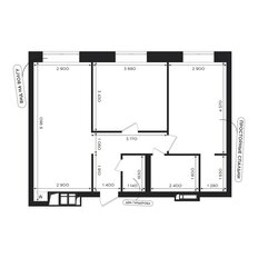 Квартира 60 м², 2-комнатная - изображение 2