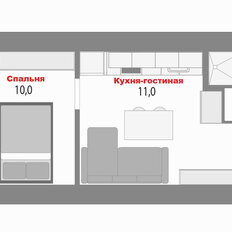 Квартира 28,9 м², студия - изображение 3