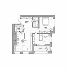 Квартира 95,2 м², 2-комнатная - изображение 2