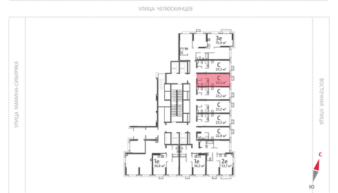 Квартира 23,2 м², студия - изображение 3