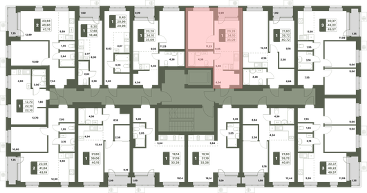 Квартира 35,1 м², 1-комнатная - изображение 2