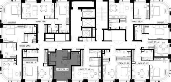 Квартира 28,2 м², студия - изображение 2