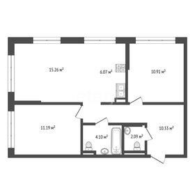 Квартира 60 м², 3-комнатная - изображение 1