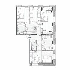 Квартира 133,9 м², 4-комнатная - изображение 2