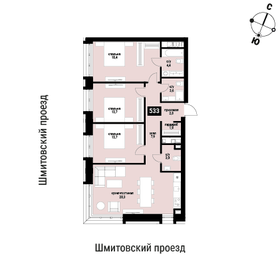 Квартира 97,7 м², 3-комнатная - изображение 1