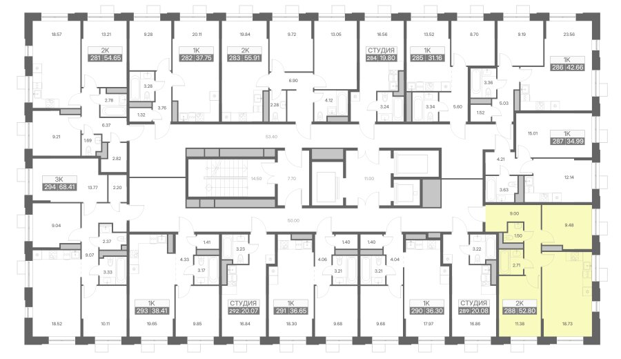 72,1 м², 3-комнатная квартира 8 100 000 ₽ - изображение 96