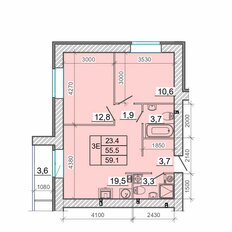 Квартира 59,1 м², 3-комнатная - изображение 3