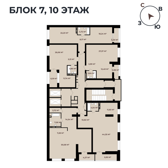 83,5 м², 3-комнатная квартира 16 520 000 ₽ - изображение 15