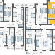 Квартира 42,7 м², 1-комнатная - изображение 2