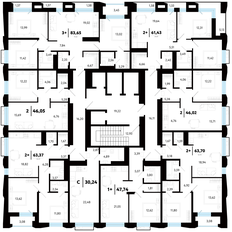 Квартира 61,4 м², 2-комнатная - изображение 2