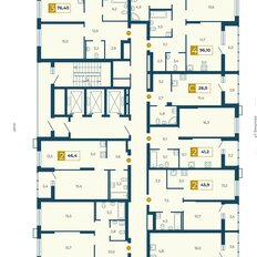Квартира 74,3 м², 2-комнатная - изображение 4