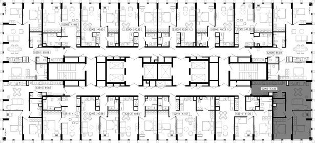 Квартира 65,9 м², 2-комнатная - изображение 3