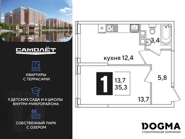 34,9 м², 1-комнатная квартира 7 000 000 ₽ - изображение 87