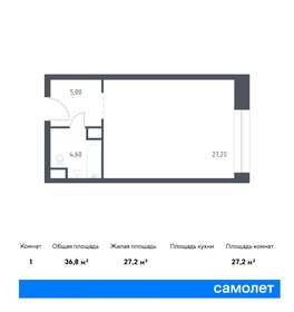 35,9 м², апартаменты-студия 21 330 990 ₽ - изображение 55