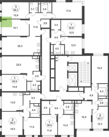 80 м², 3-комнатная квартира 25 000 000 ₽ - изображение 17