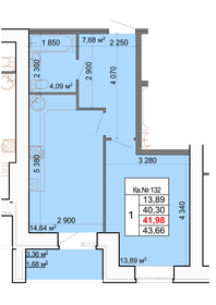 42,2 м², 1-комнатная квартира 4 139 520 ₽ - изображение 10