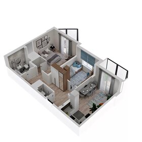 Квартира 59,4 м², 3-комнатная - изображение 2