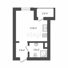 Квартира 23,4 м², 1-комнатная - изображение 2