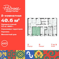 Квартира 40,6 м², 2-комнатная - изображение 4