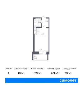 Квартира 21,3 м², студия - изображение 1