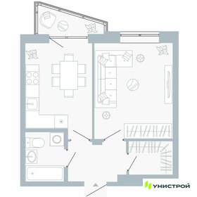 Квартира 39,2 м², 1-комнатная - изображение 1