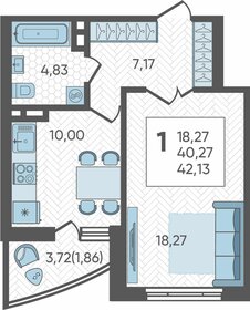 50 м², 1-комнатная квартира 5 200 000 ₽ - изображение 48