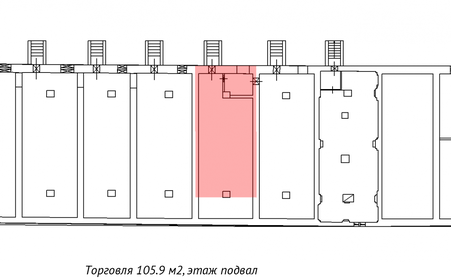 105,9 м², торговое помещение - изображение 4