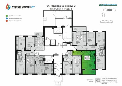 30,7 м², 1-комнатная квартира 3 350 000 ₽ - изображение 89