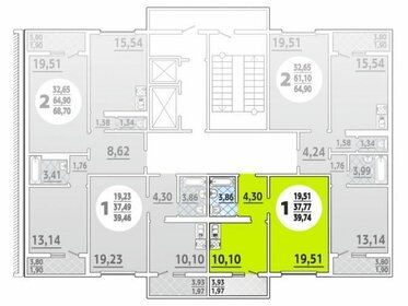 Квартира 40 м², 1-комнатная - изображение 1