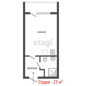 Квартира 23 м², студия - изображение 1