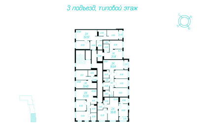 81,2 м², 2-комнатная квартира 6 100 000 ₽ - изображение 53