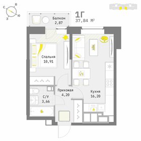 41,5 м², 2-комнатная квартира 4 000 000 ₽ - изображение 36