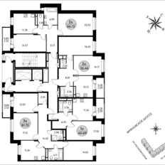 Квартира 76,8 м², 3-комнатная - изображение 2