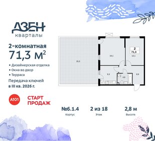 72 м², 2-комнатная квартира 15 900 000 ₽ - изображение 8