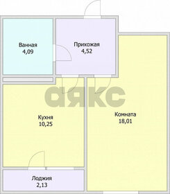 Квартира 35 м², 1-комнатная - изображение 1