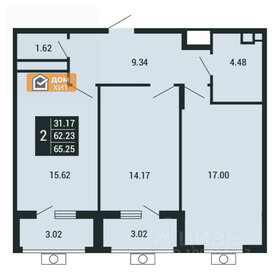 63,1 м², 2-комнатная квартира 8 200 000 ₽ - изображение 32