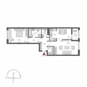 75,1 м², 2-комнатная квартира 11 850 000 ₽ - изображение 97