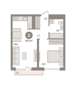 101,3 м², 3-комнатная квартира 18 900 000 ₽ - изображение 49