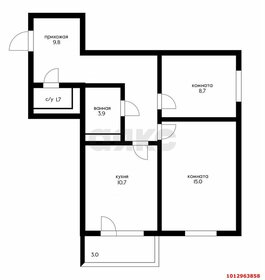 61 м², 2-комнатная квартира 7 500 000 ₽ - изображение 72