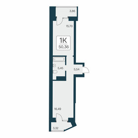 44,3 м², 2-комнатная квартира 7 050 000 ₽ - изображение 105